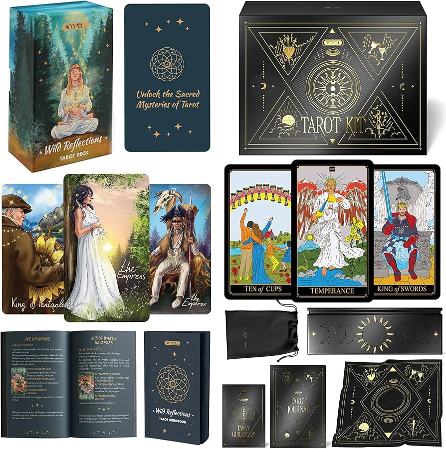 Amazon.com: Wyspell Wild Reflections Tarot with Beginners Tarot Amazon.com: Wyspell Wild Reflections Tarot with Beginners Tarot